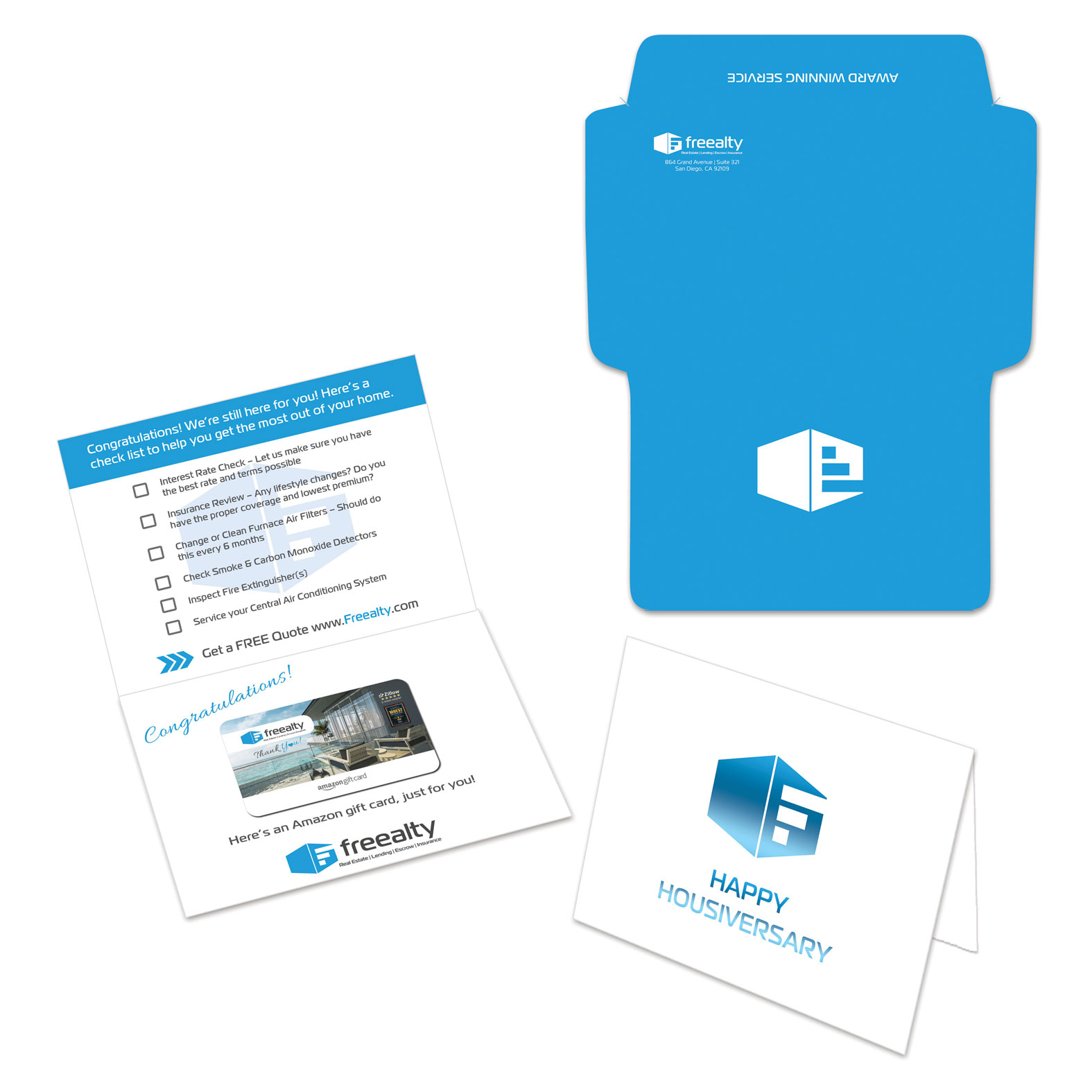 Direct Mail Custom Card and Envelope Design