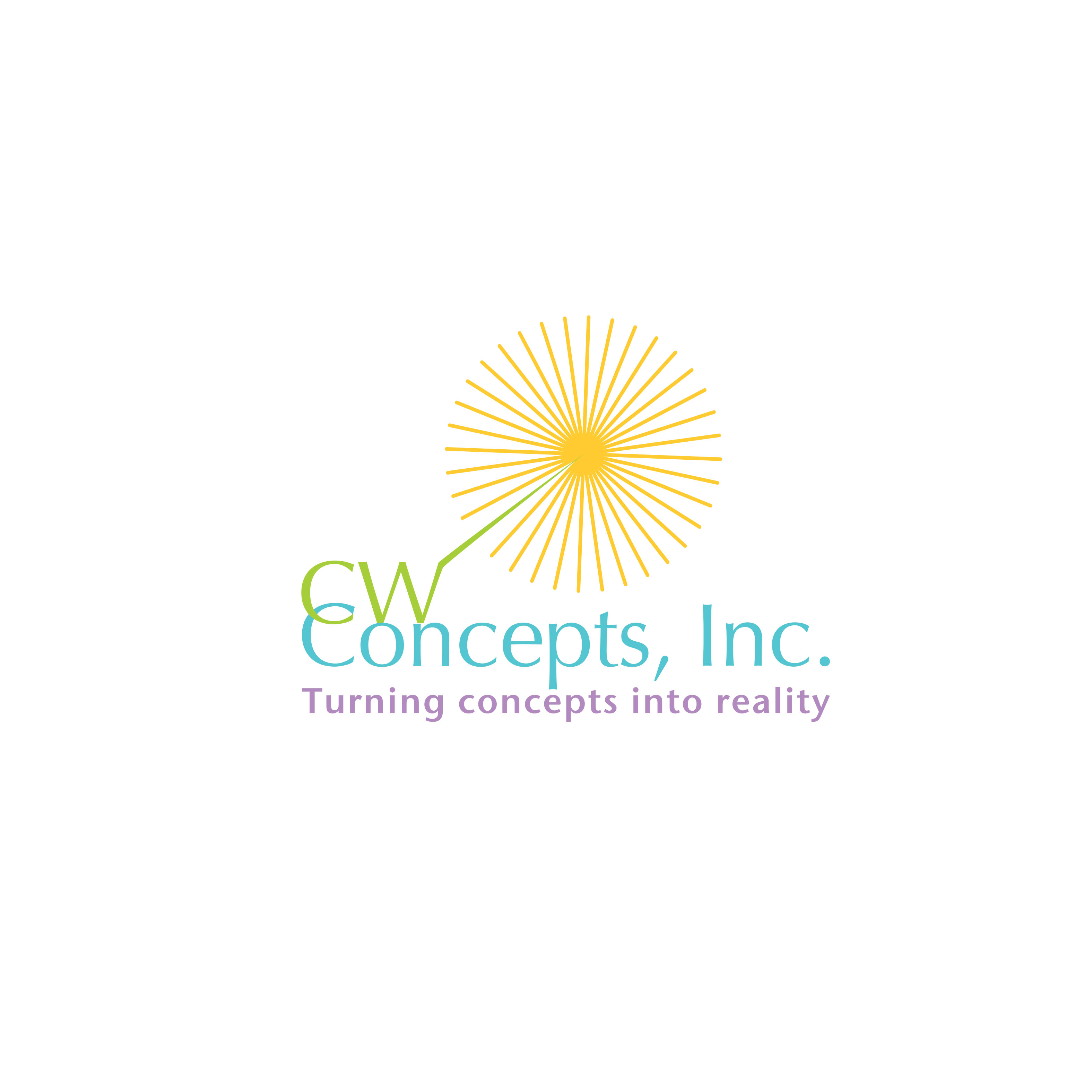 Logo Design for CW Concepts, Inc. with tagline, 