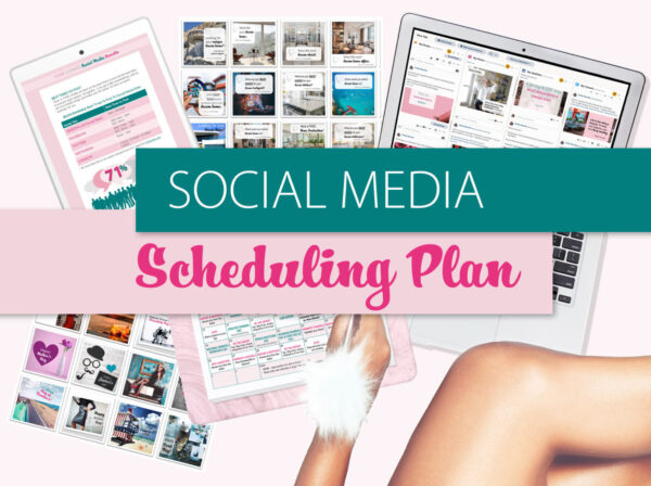 We schedule your social media posts for you.