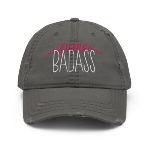 Distressed hat - Pure Badass